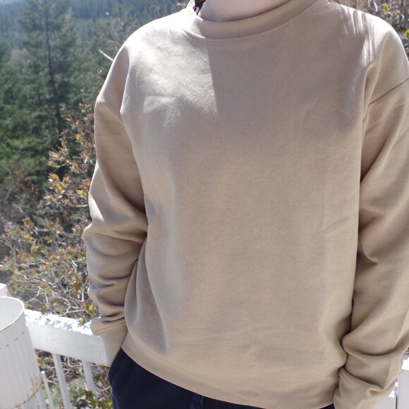 Tan Sweat Shirt JJ XX Relaxed Every Sweat - Picture 3 of 5